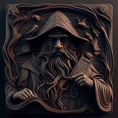 3D model The Dark Sorcerer game (STL)